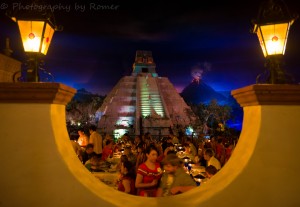 Have a romantic meal at the San Angels Inn at the Mexico Pavilion in Epcot.