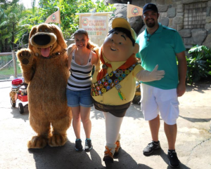 Wishes Diva and her husband met Russell and Dug at Animal Kingdom