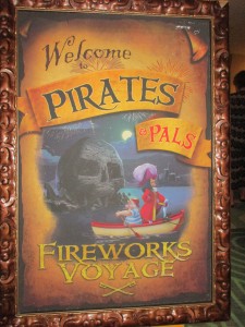 Pirates and Pals welcome sign