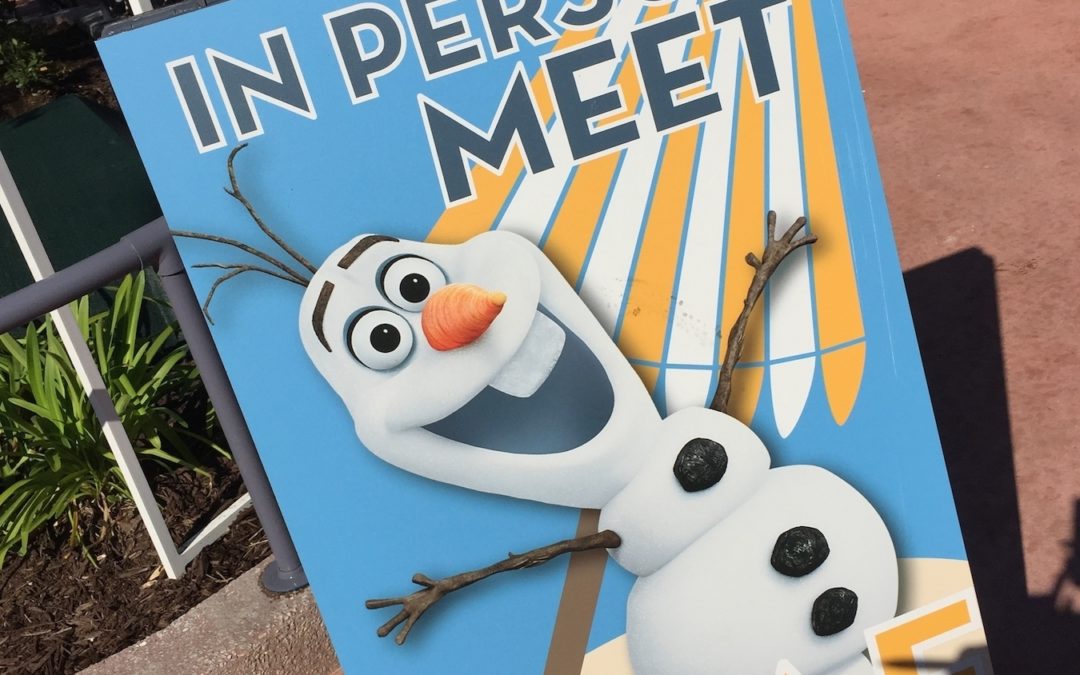diep eindeloos wrijving Meeting Olaf at Walt Disney World - Tips from the Disney Divas and Devos