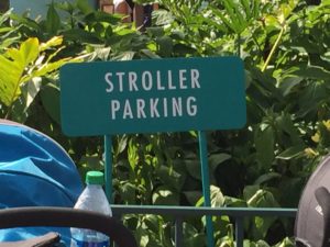 Always parkyour stroller in designated spots / Even Big Kids Need A Stroller!