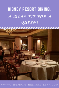 Disney Resort Dining: A Meal Fit For A Queen!