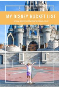 My Disney Bucket List