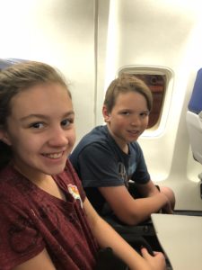 Kids on a plane to WDW