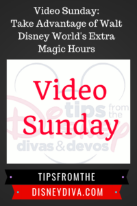 Video Sunday: Take Advantage of Walt Disney World Extra Magic Hours
