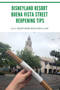 Disneyland Resort Buena Vista Street Reopening Tips