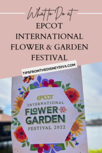 What to Do at EPCOT International Flower & Garden Festival