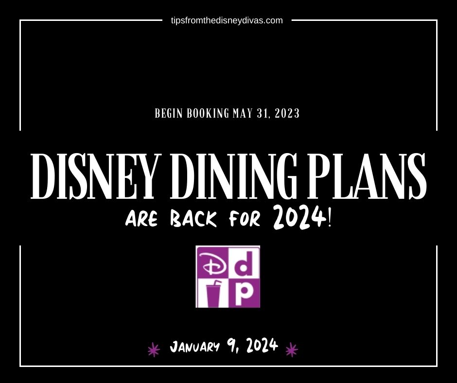 Disney World Dining Plans are Back in 2024!! Tips from the Magical