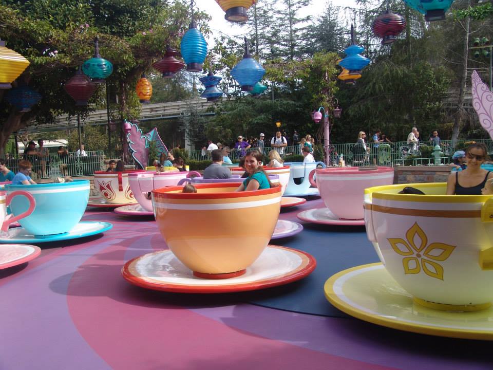 Disney Parks Mad Tea Party Ride Teacup Mug - Lavender